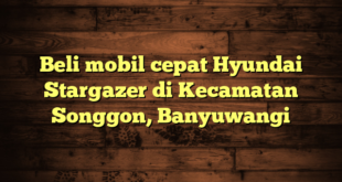 Beli mobil cepat Hyundai Stargazer di Kecamatan Songgon, Banyuwangi