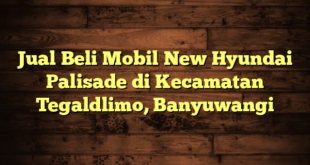 Jual Beli Mobil New Hyundai Palisade di Kecamatan Tegaldlimo, Banyuwangi