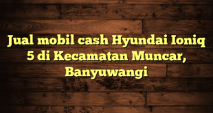 Jual mobil cash Hyundai Ioniq 5 di Kecamatan Muncar, Banyuwangi