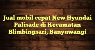 Jual mobil cepat New Hyundai Palisade di Kecamatan Blimbingsari, Banyuwangi