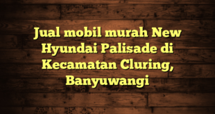 Jual mobil murah New Hyundai Palisade di Kecamatan Cluring, Banyuwangi