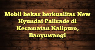 Mobil bekas berkualitas New Hyundai Palisade di Kecamatan Kalipuro, Banyuwangi