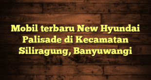 Mobil terbaru New Hyundai Palisade di Kecamatan Siliragung, Banyuwangi