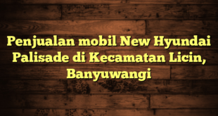 Penjualan mobil New Hyundai Palisade di Kecamatan Licin, Banyuwangi