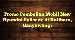 Promo Pembelian Mobil New Hyundai Palisade di Kalibaru, Banyuwangi