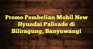 Promo Pembelian Mobil New Hyundai Palisade di Siliragung, Banyuwangi