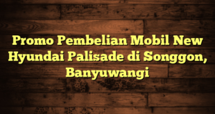 Promo Pembelian Mobil New Hyundai Palisade di Songgon, Banyuwangi