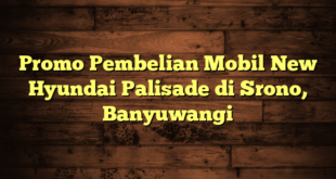 Promo Pembelian Mobil New Hyundai Palisade di Srono, Banyuwangi