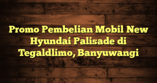 Promo Pembelian Mobil New Hyundai Palisade di Tegaldlimo, Banyuwangi