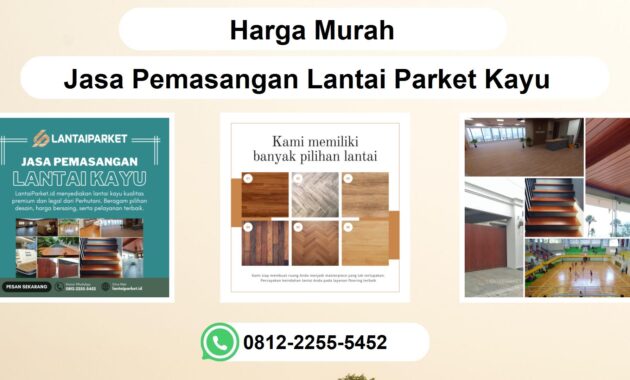 Jasa Pemasangan Lantai Parket Kayu 1